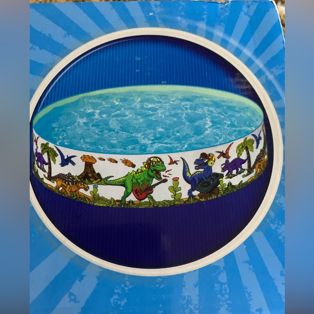 H2O GO Dinosaur Themed Fill In Pool